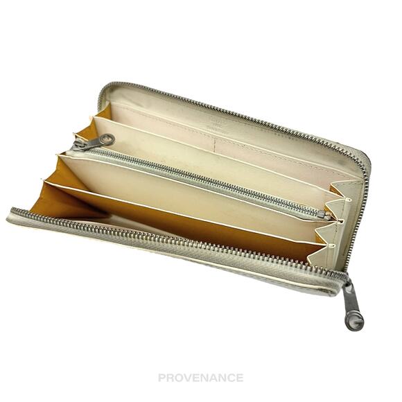 🔴 Goyard Matignon Zipped Wallet - White Goyardine - Picture 6 of 11